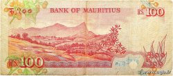 100 Rupees MAURITIUS 1986 P.38 F