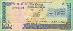 50 Rupees ISOLE MAURIZIE 1986 P.37b MB