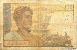 100 Francs MADAGASCAR 1951 P.046b B