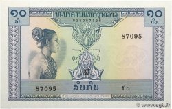 10 Kip LAOS 1962 P.10b NEUF