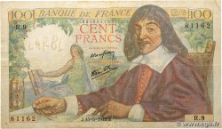100 Francs DESCARTES FRANCE 1942 F.27.01