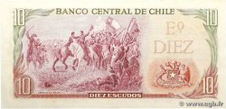 10 Escudos CILE 1970 P.142 SPL+