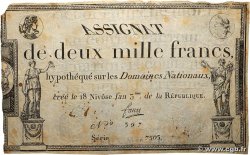 2000 Francs FRANCE 1795 Ass.51a TB