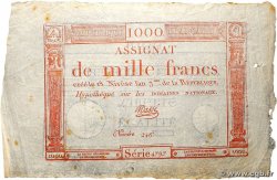 1000 Francs FRANCE 1795 Ass.50a F