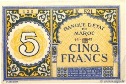 5 Francs MAROC 1943 P.33