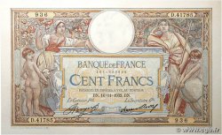 100 Francs LUC OLIVIER MERSON grands cartouches FRANCIA 1933 F.24.12