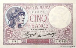 5 Francs FEMME CASQUÉE FRANCIA 1933 F.03.17