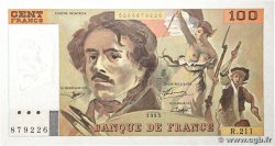 100 Francs DELACROIX imprimé en continu FRANCE 1993 F.69bis.05