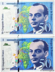 50 Francs SAINT-EXUPÉRY Consécutifs FRANCE 1993 F.72.02