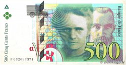 500 Francs PIERRE ET MARIE CURIE FRANCE 1995 F.76.02