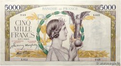 5000 Francs VICTOIRE Impression à plat FRANCIA 1942 F.46.32