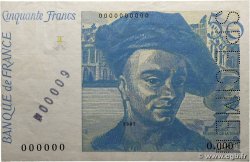 50 Francs QUENTIN DE LA TOUR Épreuve FRANCE 1987 NE.1987.01a SPL