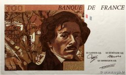 100 Francs DELACROIX Épreuve FRANCE 1987 NE.1987.02a SPL