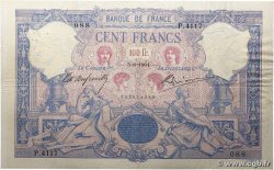 100 Francs BLEU ET ROSE FRANCE 1904 F.21.18