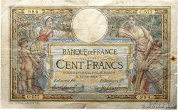 100 Francs LUC OLIVIER MERSON avec LOM FRANCE 1908 F.22.01