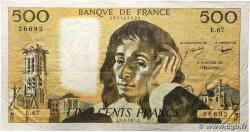 500 Francs PASCAL Fauté FRANCE 1977 F.71.16