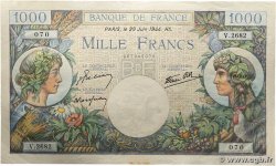 1000 Francs COMMERCE ET INDUSTRIE FRANCIA 1944 F.39.09