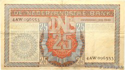 25 Gulden NETHERLANDS 1949 P.084 VF-