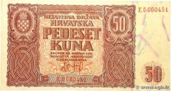 50 Kuna CROATIE 1941 P.01
