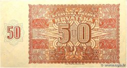 50 Kuna CROATIA 1941 P.01 VF