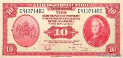10 Gulden INDES NEERLANDAISES 1943 P.114a