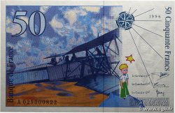 50 Francs SAINT-EXUPÉRY modifié Petit numéro FRANCE 1996 F.73.02A NEUF