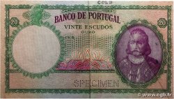 20 Escudos Épreuve PORTUGAL 1941 P.153s