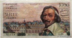 1000 Francs RICHELIEU FRANCIA 1954 F.42.06