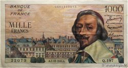 1000 Francs RICHELIEU FRANCE 1955 F.42.17 TTB+