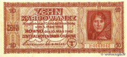 10 Karbowanez UKRAINE 1942 P.052