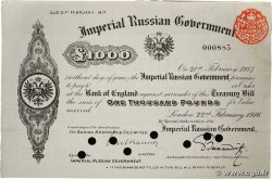 1000 Pounds Annulé RUSSIA 1916 P.-