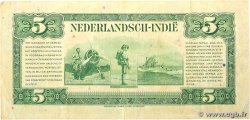 5 Gulden NETHERLANDS INDIES 1943 P.113a VF-