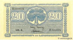 20 Markkaa FINLAND 1945 P.078a