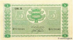 5 Markkaa FINLAND 1945 P.069a