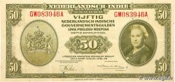 50 Gulden NETHERLANDS INDIES 1943 P.116a
