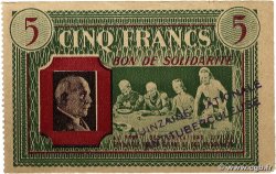 5 Francs BON DE SOLIDARITÉ FRANCE régionalisme et divers 1945 KL.05A2 SPL