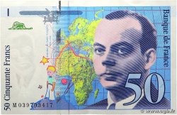 50 Francs SAINT-EXUPÉRY modifié FRANCIA 1997 F.73.04 EBC+