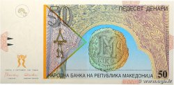 50 Denari MACEDONIA DEL NORTE 1996 P.15a FDC