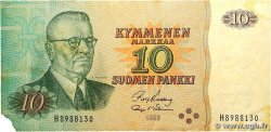 10 Markkaa FINLANDIA 1980 P.111 BC
