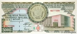 5000 Francs BURUNDI 1997 P.40