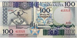 100 Shilin SOMALIE 1987 P.35b pr.NEUF