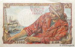 20 Francs PÊCHEUR FRANCE 1947 F.13.11 XF