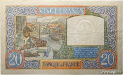 20 Francs TRAVAIL ET SCIENCE FRANKREICH 1940 F.12.06 SS