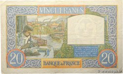 20 Francs TRAVAIL ET SCIENCE FRANCE 1941 F.12.14 TB+