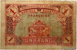 1 Franc type 1917 AFRIQUE ÉQUATORIALE FRANÇAISE 1923 A.102e TB+
