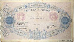 500 Francs BLEU ET ROSE modifié FRANCE 1938 F.31.11 pr.TB