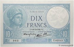 10 Francs MINERVE modifié FRANCE 1940 F.07.25