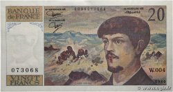 20 Francs DEBUSSY FRANCE 1980 F.66.01W4 SPL+