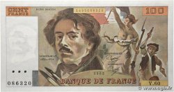 100 Francs DELACROIX modifié FRANCE 1982 F.69.06