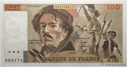 100 Francs DELACROIX modifié FRANCE 1986 F.69.10